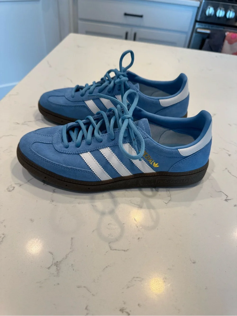 Adidas Handball Spezial in Light Blue Womens size 7